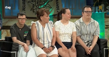 El elenco defendió la visibilidad de las personas con discapacidad intelectual ante el público de TVE