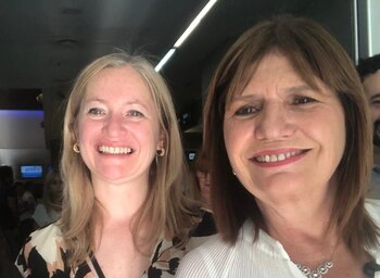 Patricia Bullrich y Hebe Casado