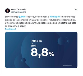 El mendocino Omar De Marchi