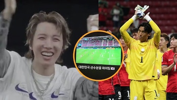 J-Hope de BTS y otras estrellas del K-pop celebran la victoria de Corea del Sur en el Mundial 2026