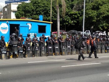 Infobae en las marchas del