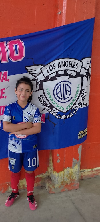 Luciana Barrios jugadora Sub 12 de Boca