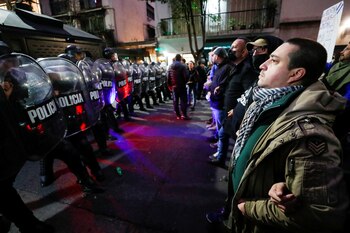 Imagen del enfrentamiento entre la