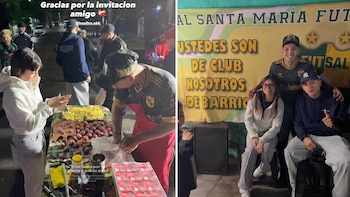Leo Flores, la cara solidaria de Boca Juniors: participó de una olla popular y revolucionó un barrio en Monte Chingolo