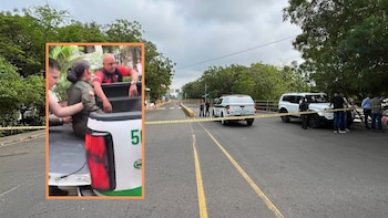 Cuatro uniformados resultaron heridos por la explosión cerca del puente internacional Francisco de Paula Santander y fueron trasladados a un centro asistencial. - crédito @patelele89/X - @plcdelmedionews/X
