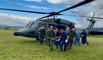 Los disidentes usaron a civiles como escudo para intentar que el Ejército Nacional abandonara la zona estratégica - crédito Ejército Nacional