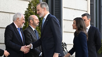 La reina Letizia deslumbra con