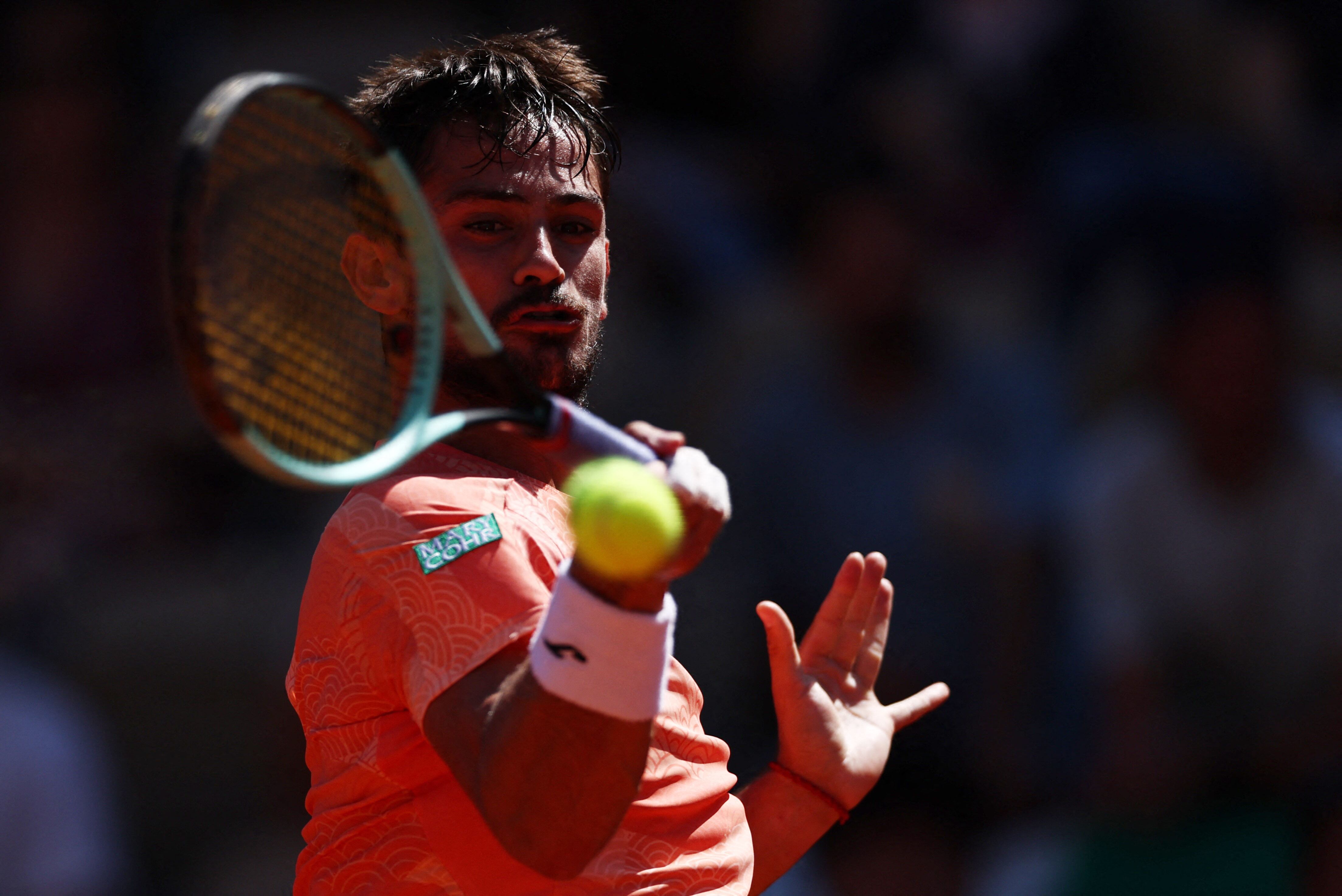 Mariano Navone por un lugar en los cuartos de final se medirá con el español David Jorda Sanchis (Crédito: REUTERS/Gonzalo Fuentes)