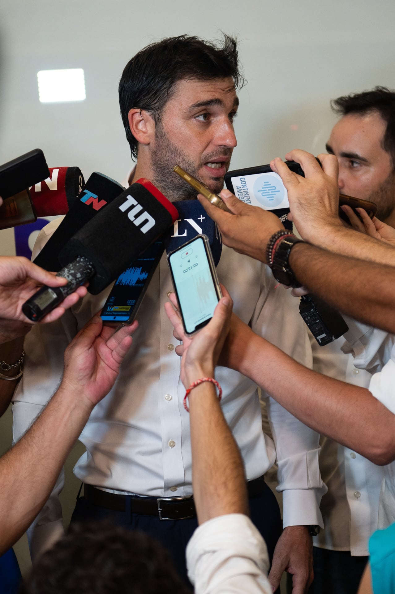Nacho Torres estuvo en el Congreso (Jaime Olivos)