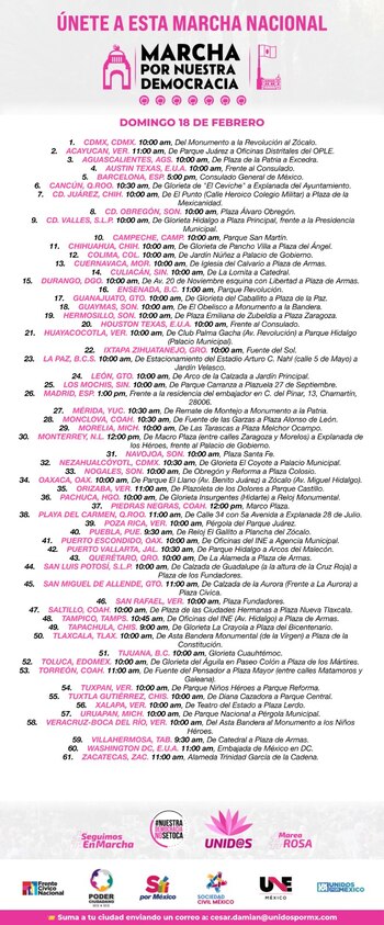 Lorenzo Córdova Vianello será el principal orador de la marcha que se desarrollará en la Ciudad de México.