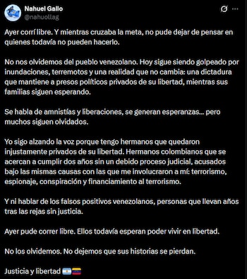 Nahuel Gallo media maratón Buenos Aires