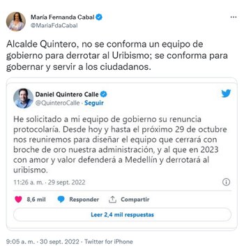 La senadora respondió con firmeza