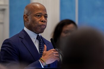 Eric Adams, alcalde de Nueva