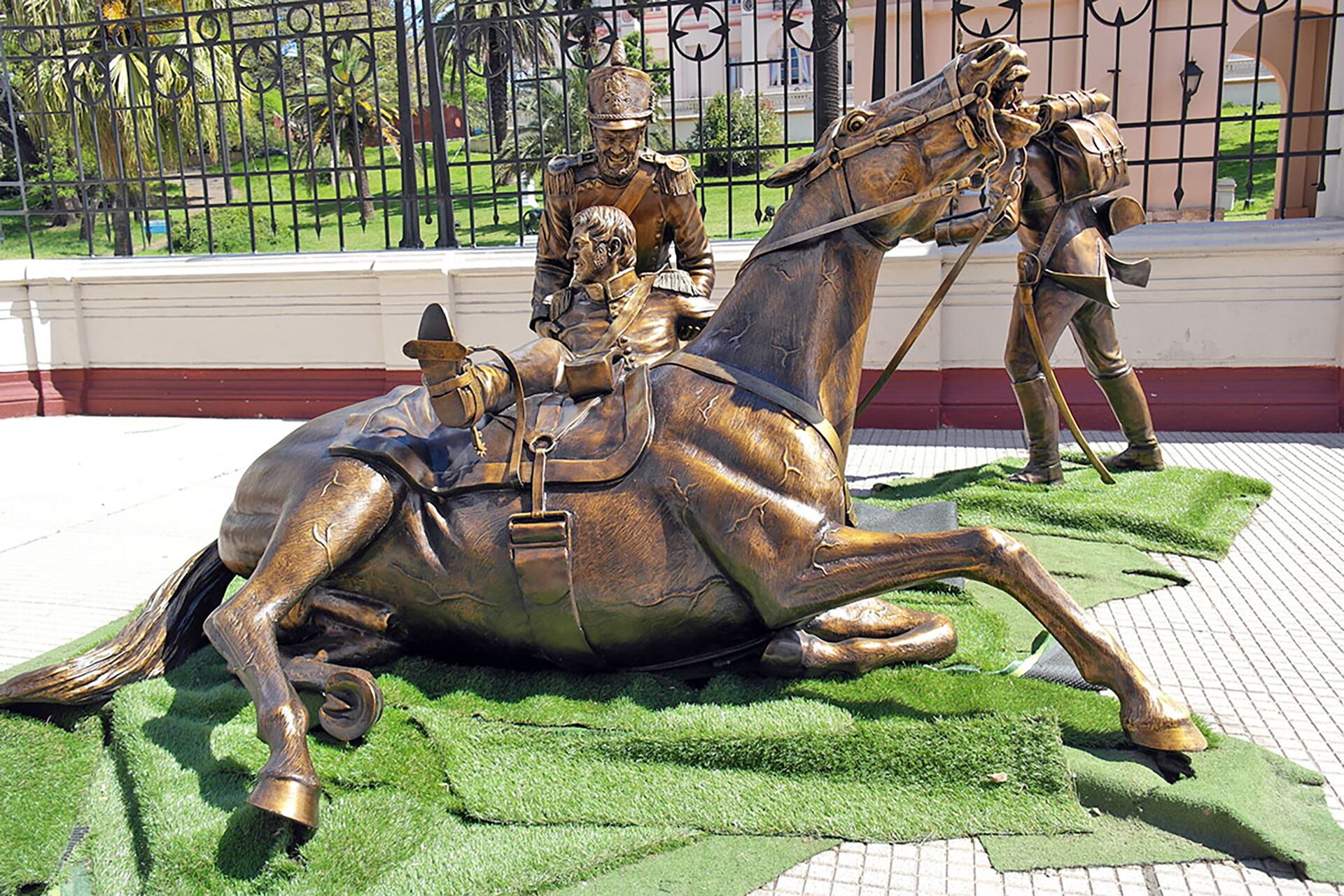La mítica escena de Cabral con el entonces coronel José de San Martín
