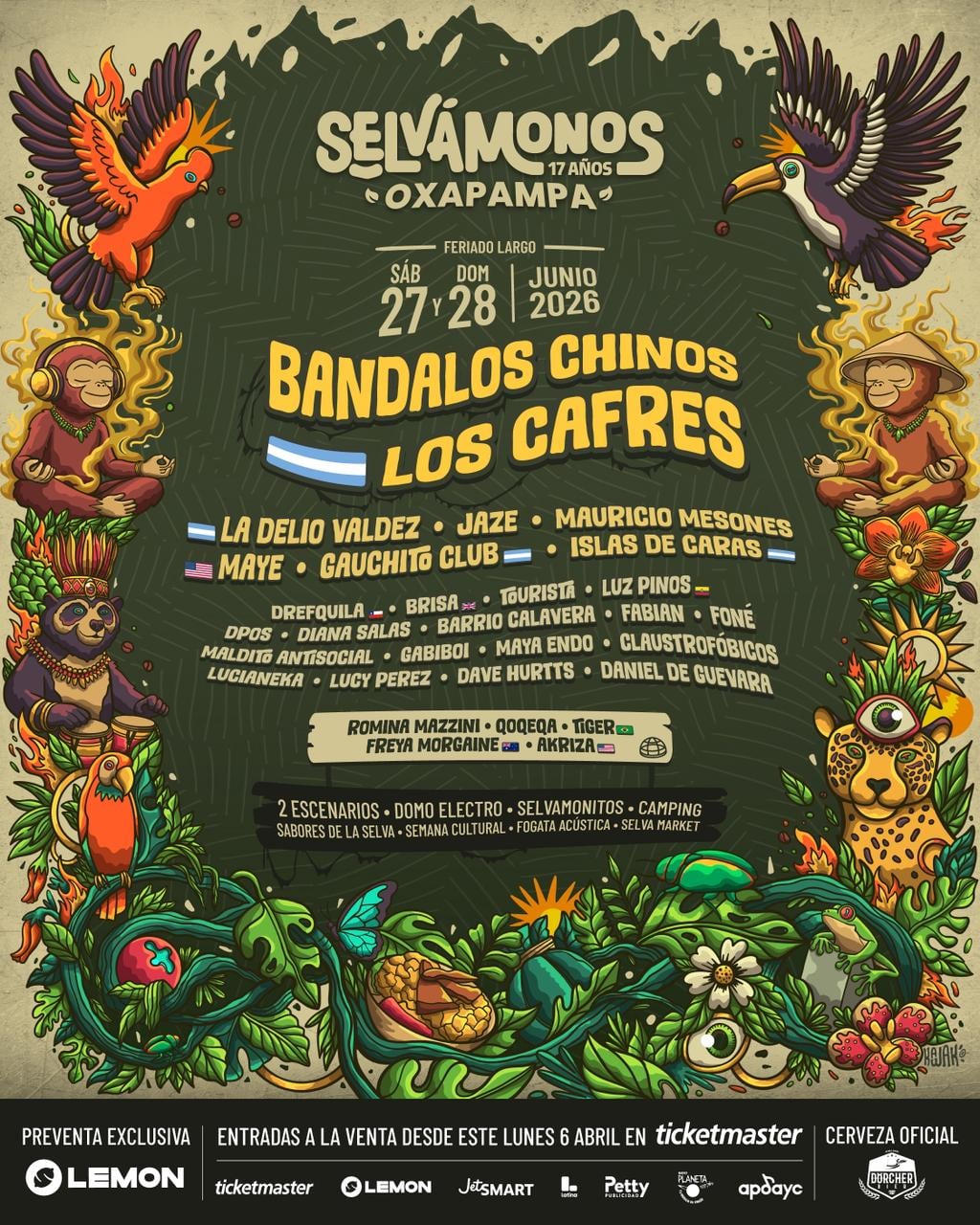 El festival reúne a más de 30 artistas nacionales e internacionales en dos días de música y cultura.