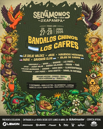 El festival reúne a más de 30 artistas nacionales e internacionales en dos días de música y cultura.