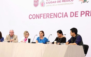 En rueda de prensa, autoridades