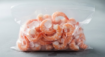 El retiro incluye camarones Market