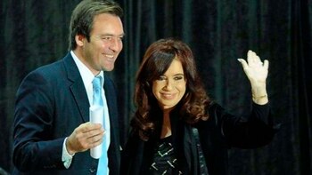 Martín Soria con Cristina Kirchner