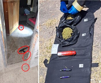 Material y sustancias aseguradas
(Secretaría