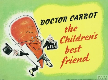 El Doctor Carrot, "el mejor amigo de los niños" (Imperial War Museums)