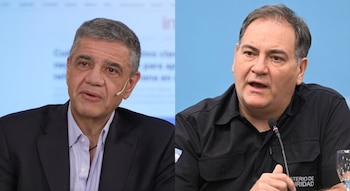 Jorge Macri, jefe de Gobierno porteño, y Javier Alonso, ministro de Seguridad bonaerense