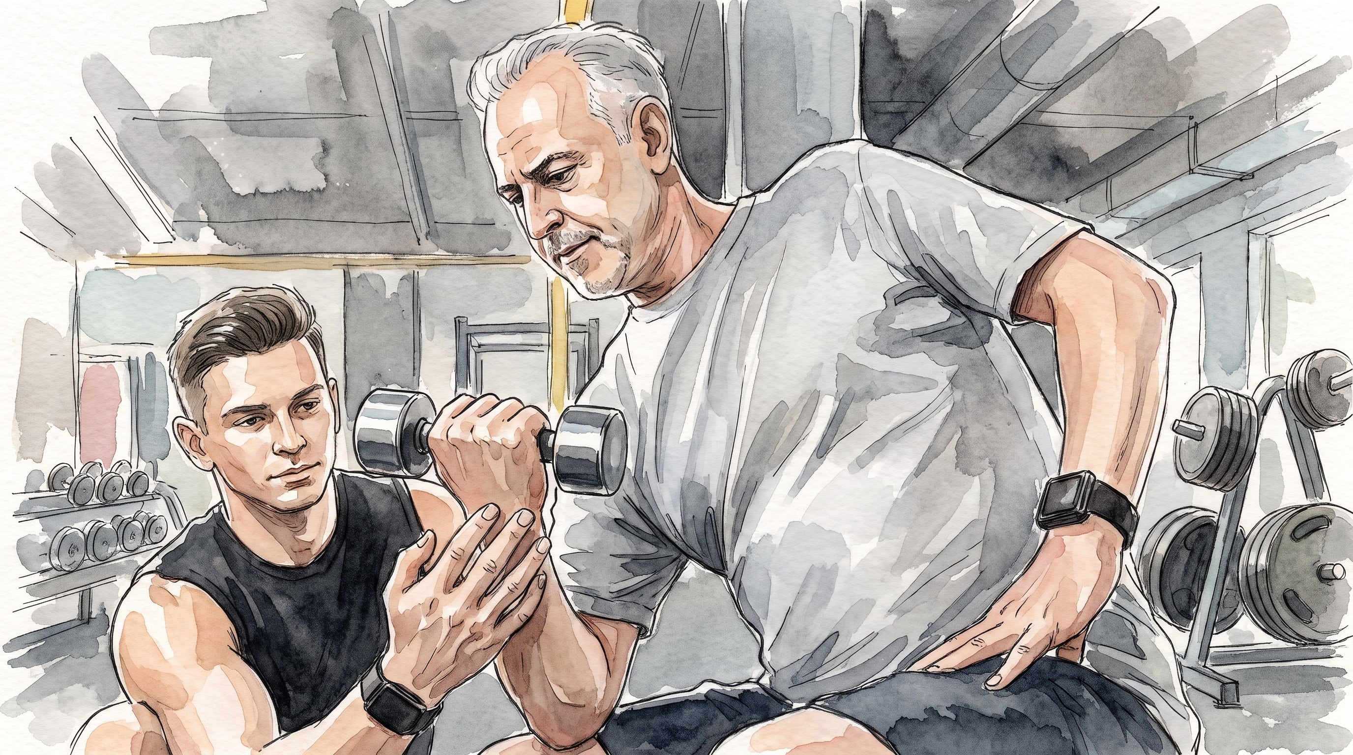 La preservación de la masa muscular se vuelve central durante la pérdida de peso después de los 40. (Imagen Ilustrativa Infobae)