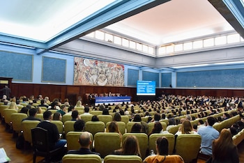El Aula Magna de la Facultad de Derecho de la UBA fue sede de las dos jornadas del XI Congreso Argentino de Derecho Ambiental