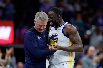Draymond Green considera que Steve Kerr limitó el desarrollo de su faceta ofensiva en los Golden State Warriors (Mandatory Credit: Sergio Estrada-USA TODAY Sports)
