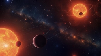 Identifican una estrella más evolucionada que la fuente principal de la región IRAS 18162-2048