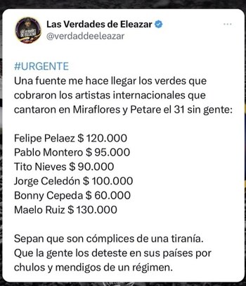 La cuenta Las verdades de