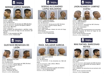 Parte de las fichas filtradas