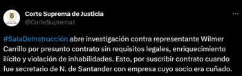 Corte Suprema abre investigación contra