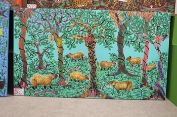 capibara ronsoco artista shipibo peru