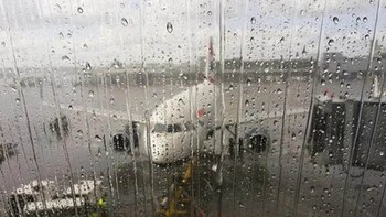 El fuerte temporal ocasionó la