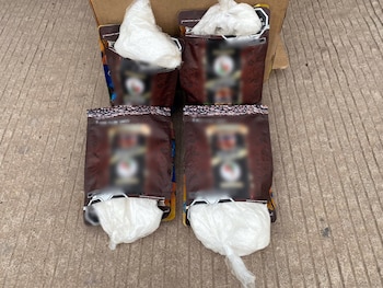 El material fue hallado con