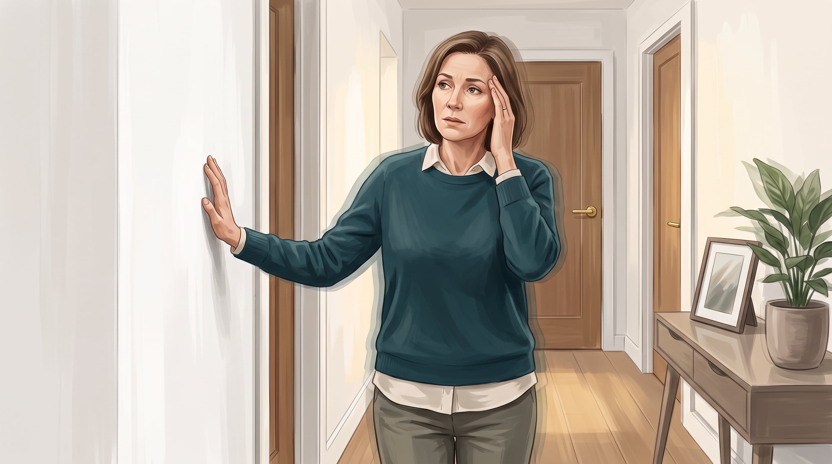 Los mareos y la inestabilidad figuran entre las manifestaciones menos conocidas de los cambios hormonales en la perimenopausia (Imagen Ilustrativa Infobae)