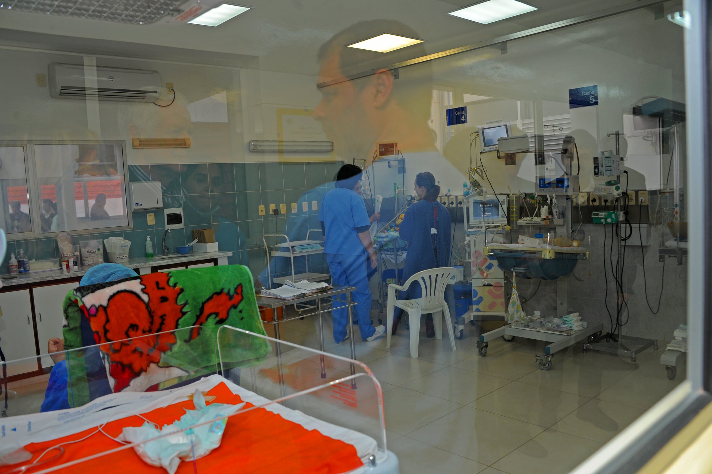 Archivo: el centro de cuidados intensivos del Hospital de Tacuarembó, a 400 kilómetros de Montevideo (Presidencia)