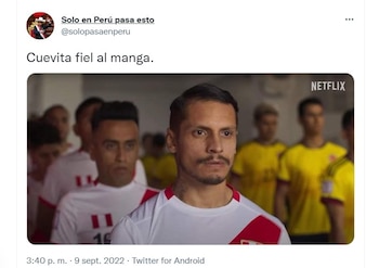 Usuarios reaccionan a aparición de imitador de Christian Cueva en Netflix. (Twitter)