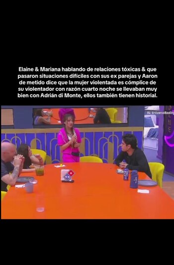 La conversación surgió cuando Elaine