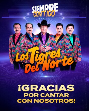 Los Tigres del Norte anunciaron