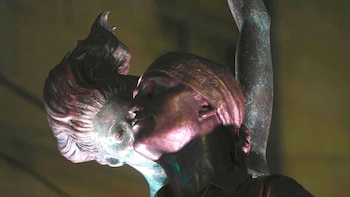 El escultor se inspiró en