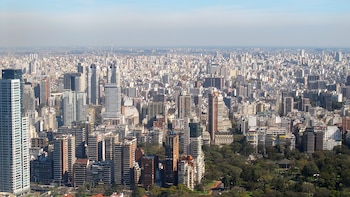 Aerial photo. Panorama of Buenos