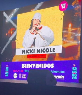 Nicki Nicole el 14 de