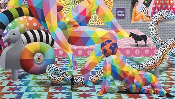 El español Okuda, Bryan Adams