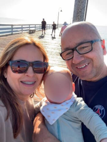 La pareja se adaptó y