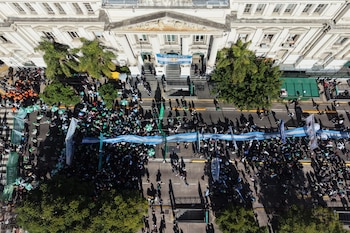 Marcha Federal Universitaria - 12 de mayo - Drone