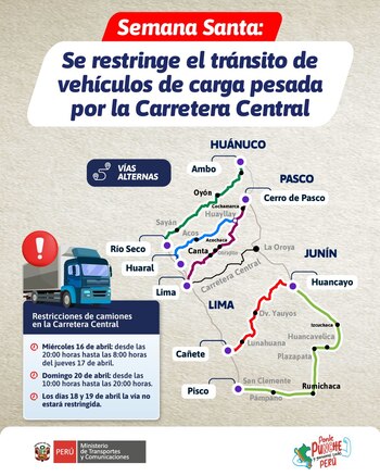 Plan de desvío por restricción