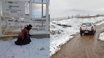 Nieve y granizo afectarían a