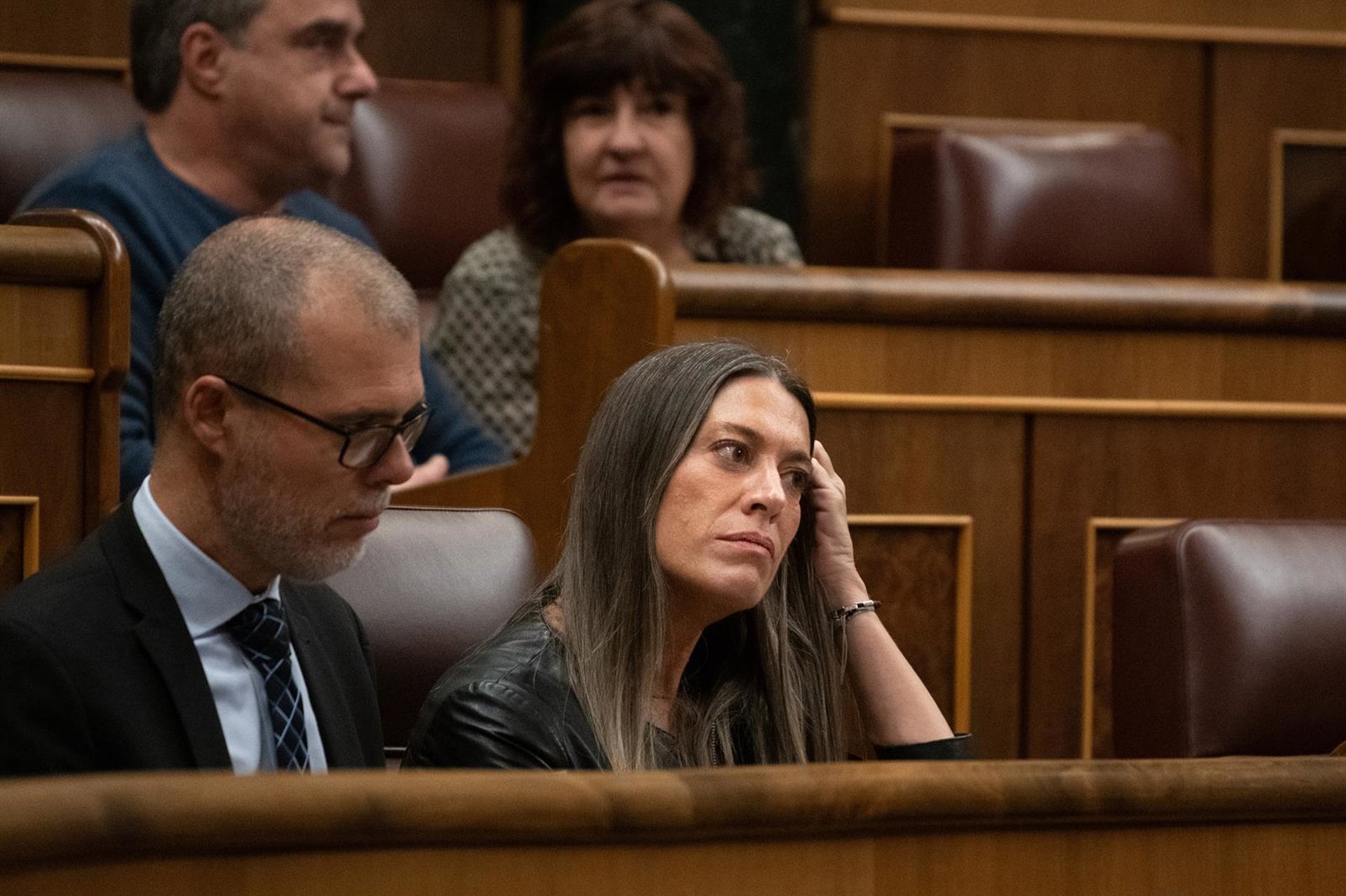 La diputada de Junts, Miriam Nogueras, durante una sesión plenaria en el Congreso, a 11 de diciembre de 2025, en Madrid (España). (Fernando Sánchez - Europa Press)
